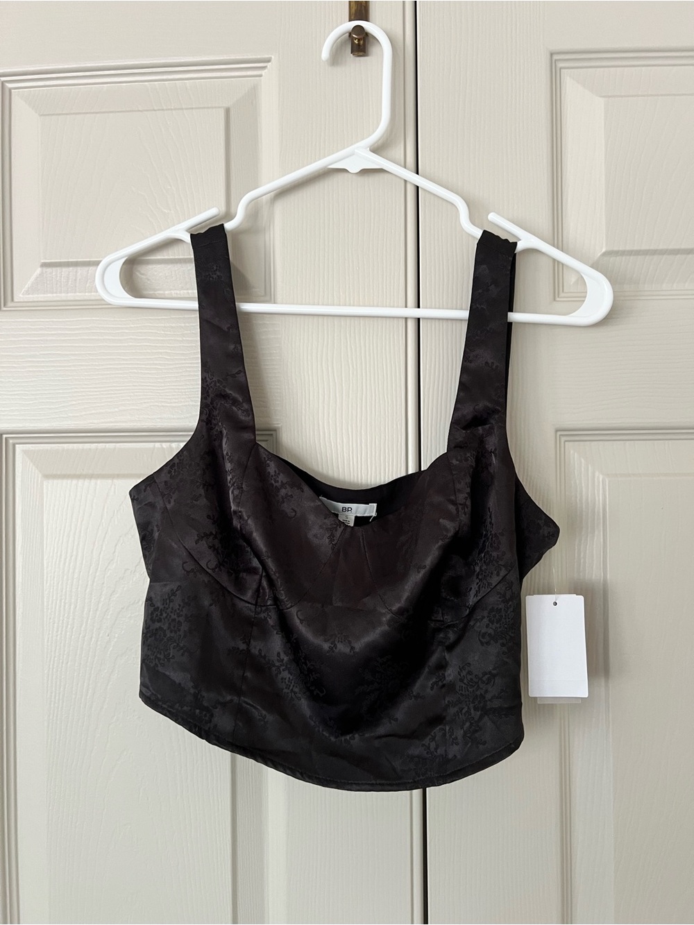 Nordstrom BP Crop Satin Tank Top